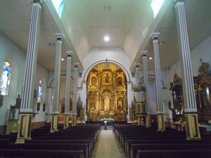 Iglesia San José and its golder altar in Casco Antiguo, Panama City