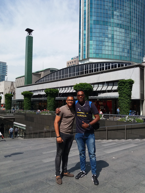 with former student Danielson in Rotterdam