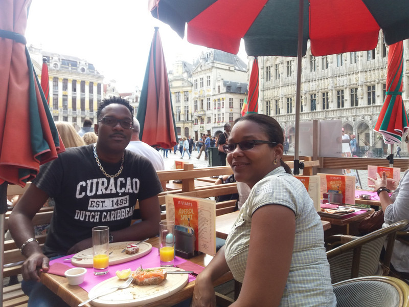 lunch with Queenayda in Brussels
