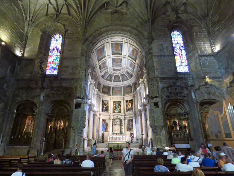 Santa Maria de Belém church, located at Mosteiro dos Jeronimos in Lisbon
