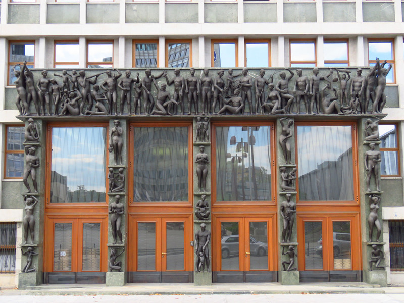 Entrance of National Assembly, Ljubljana