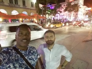 In Miami Beach with Rani