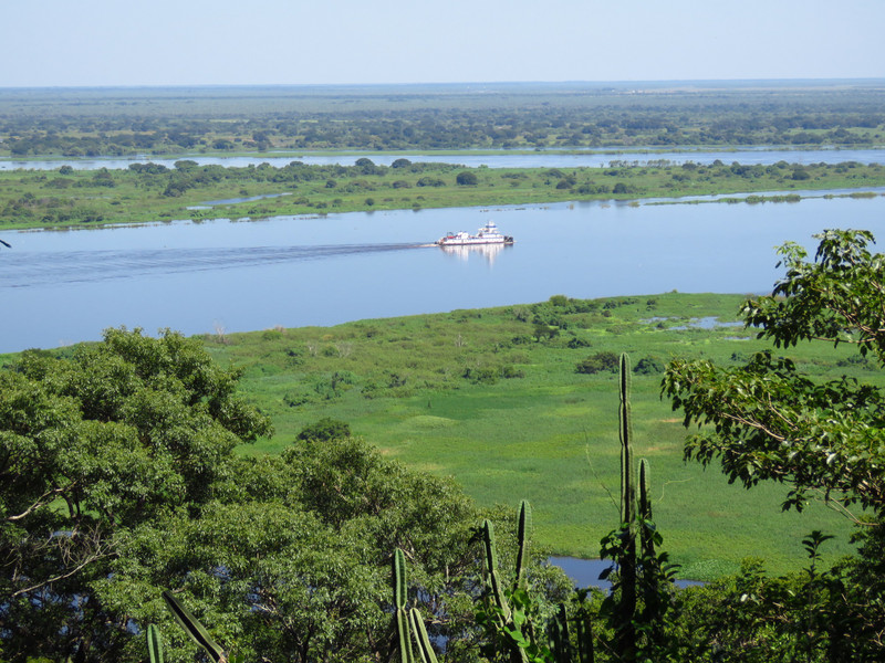 View of the Paraguay River seen from Cerro Lambaré, Asunción