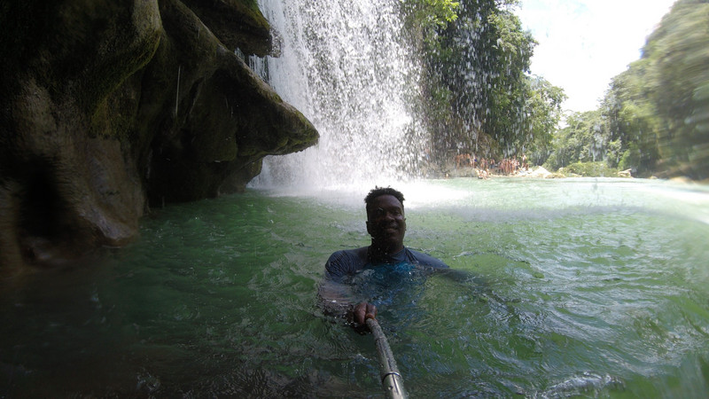 Waterfall at Semuc Champey National Park