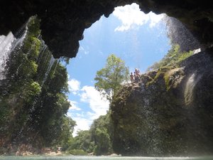 Waterfall at Semuc Champey National Park