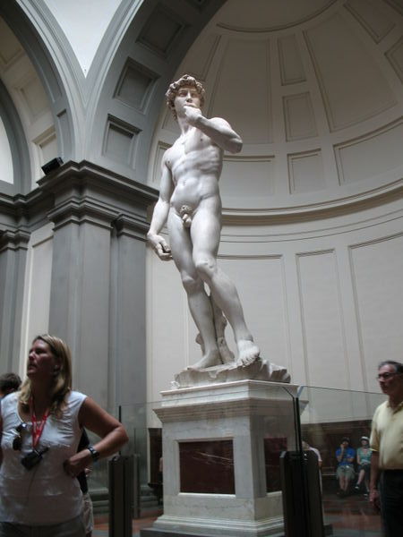 David statue (Michelangelo) - Galleria d'Academia, Firenze, Italia