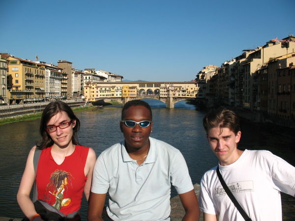 Adrianna, me and Luis @ Florence, Italia (Ponte Vecchio)