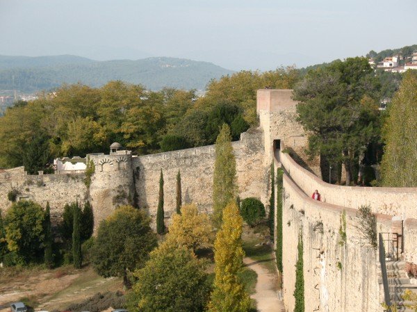 Girona city wall, Spain