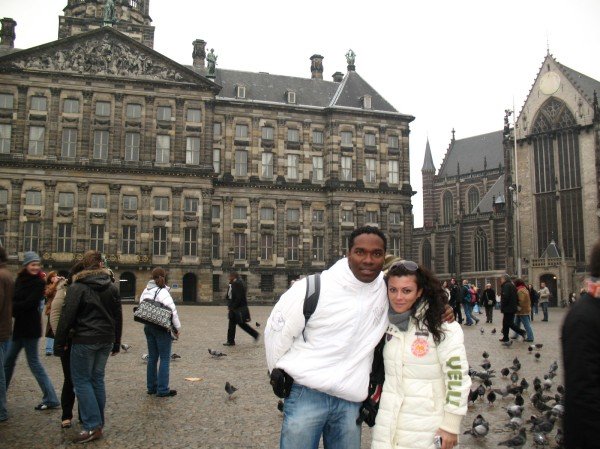 Me and Francesca @ The Dam, Amsterdam