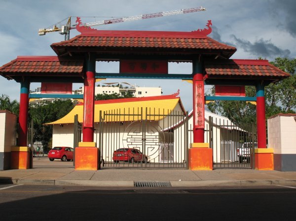 small Chinese temple in Darwin, Australia