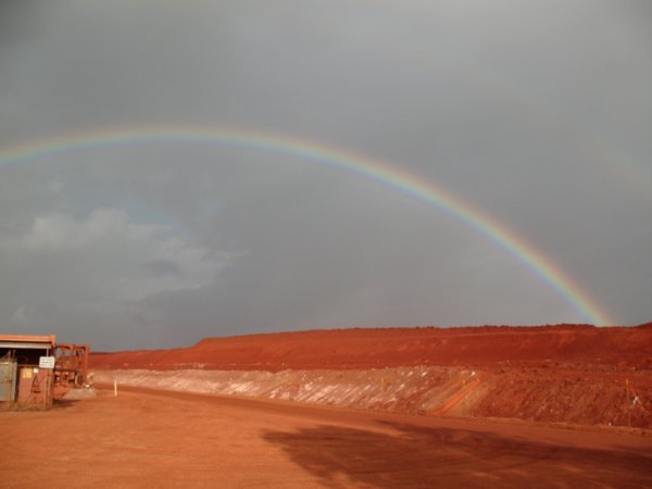 a nice rainbow on site