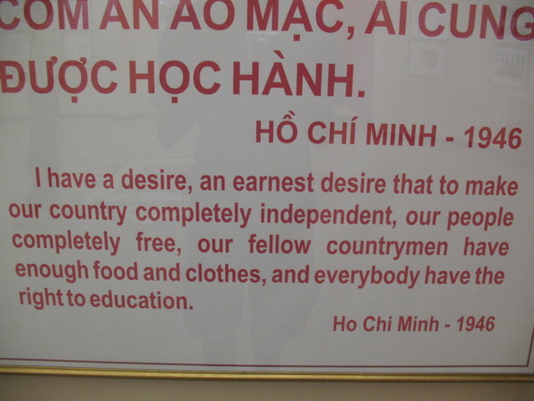 thoughts of Ho Chi Minh