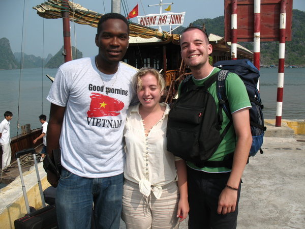 with Frances and Jason (UK) @ Halong Bay