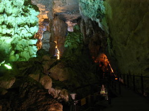 cave at Halong Bay, Vietnam