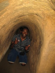 in the Cu Chi Tunnels