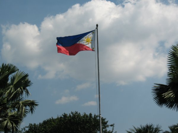 the Philippine flag