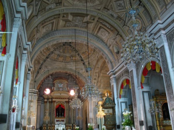Interior of San Augustin church