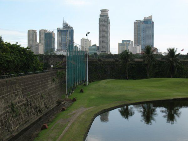 wall of Intramuros in Manila