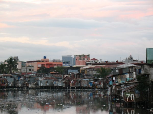 a slum in Manila