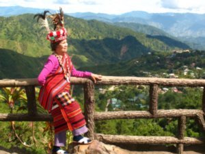 an Igorot woman in Baguio