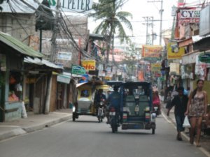 streetscene in Boracay
