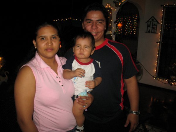 Maria, the baby Ernesto Jesus and Ernesto