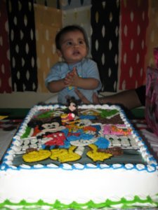 Ernesto Jesus at his 1st birthday party