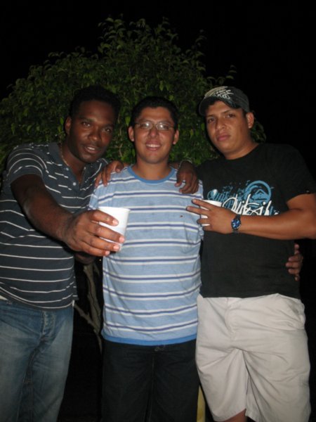 with Edgardo n. and Fernando in Panama City