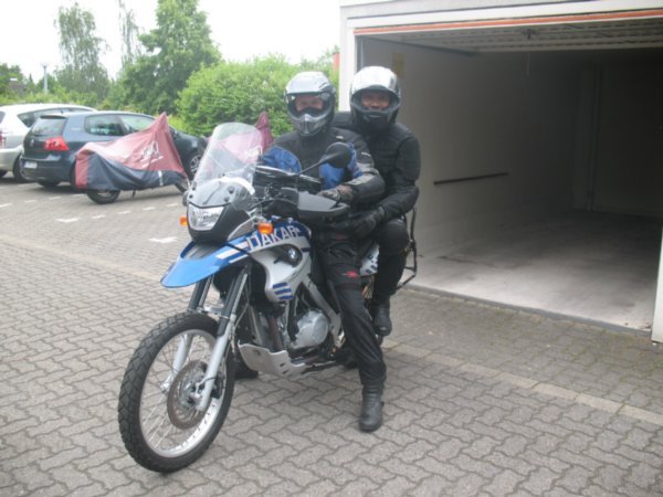 Leaving for the ride