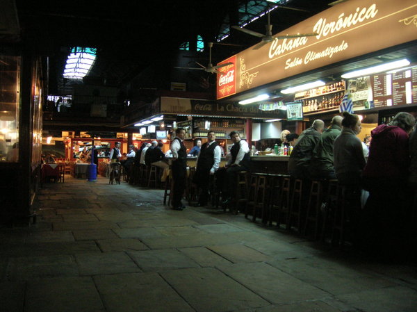 restaurants at Mercado del puerto, Montevideo