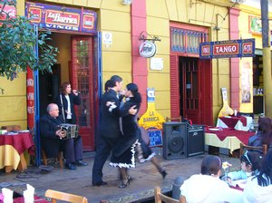 tango in La Boca, Buenos Aires
