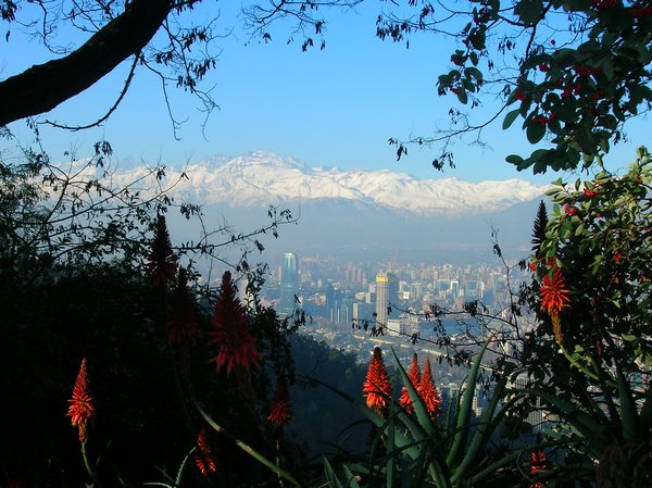Santiago, seen from Cerro San Cristóbal