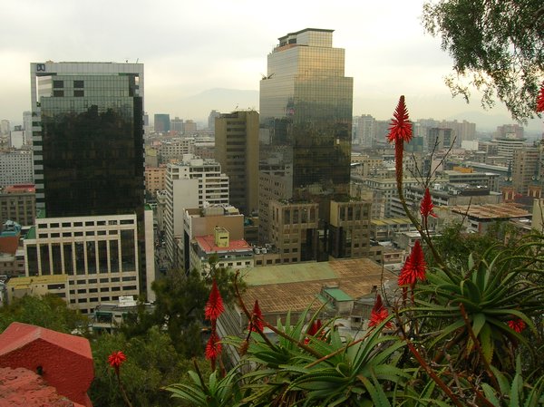 Santiago, seen from Cerro Santa Lucía