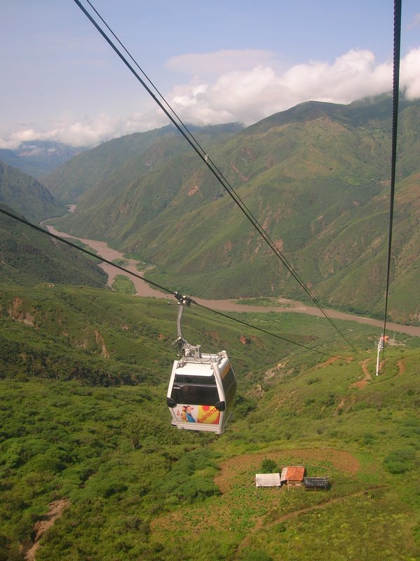 cable cars of Chicamocha Park, Santander