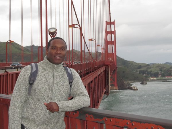 On the Golden Gate Bridge