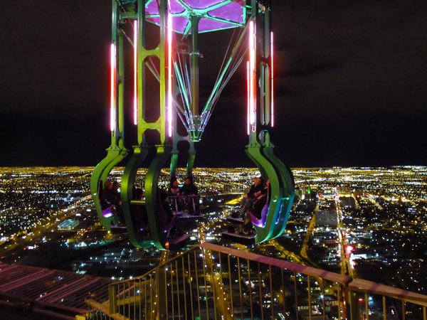 Ride "Insanity" on top of Stratosphere Tower, Las Vegas