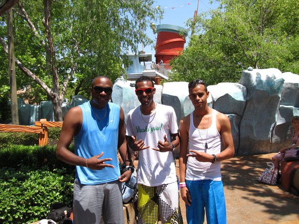 WET after the Popeye & Bluto's ride (water rapids) - Islands of Adventure