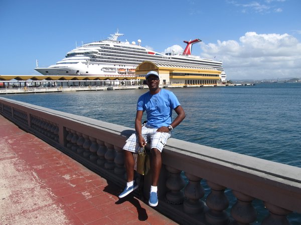 our ship at San Juan, Puerto Rico