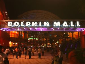 the famous Dolphin Mall, Miami