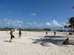 where I played volleyball @ Miami Beach