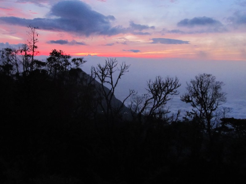 Sunsent seen from Cerro El Avila