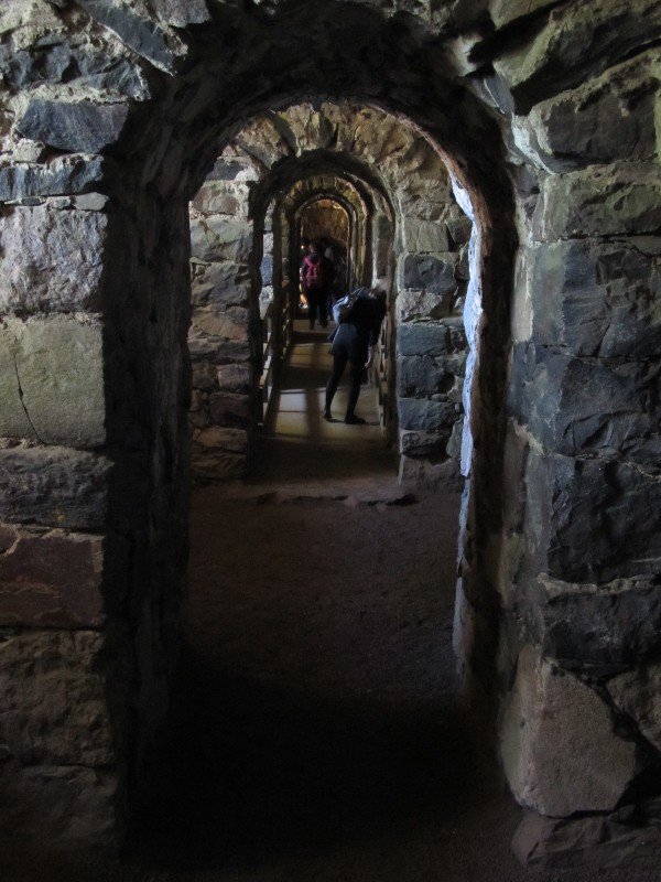 Inside the old fort on Suomenlinna Island