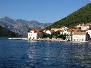 View of Boka Kotorska from the ferry