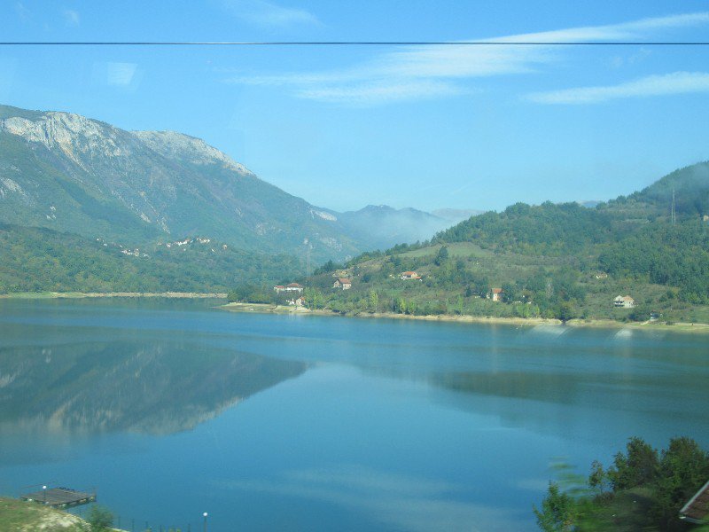 Landscape seen from the bus between Mostar and Sarajevo