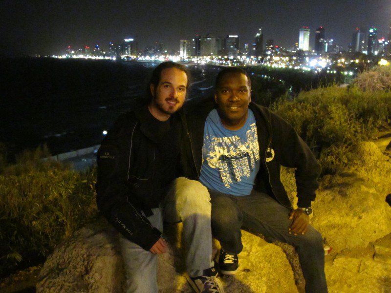 In Tel Aviv with my mate Gidi
