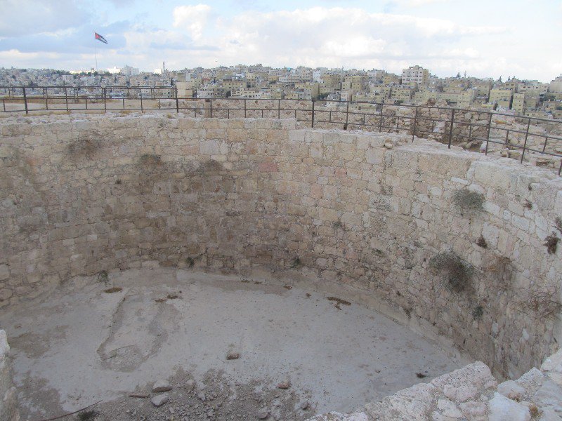 Amman; the Citadel (waterbasin)