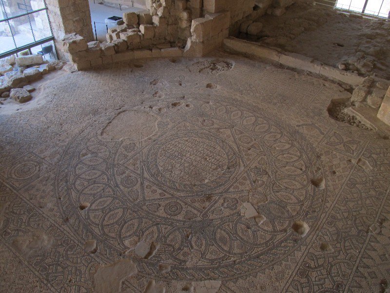 Floor mosaics at Madaba Archeological Park