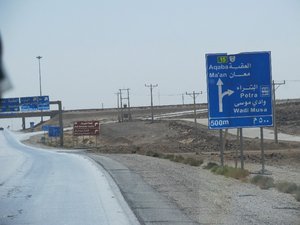 On the Desert Highway...turning right!