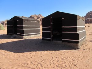 In one of those I slept in the Wadi Rum desert