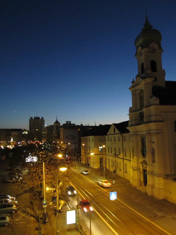 Bratislava; view from my hostel room